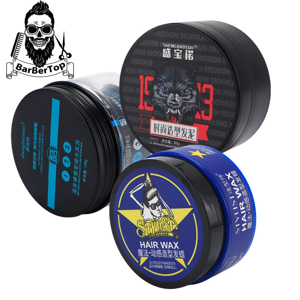 Hair Salon Fashionable Men Hair Clay