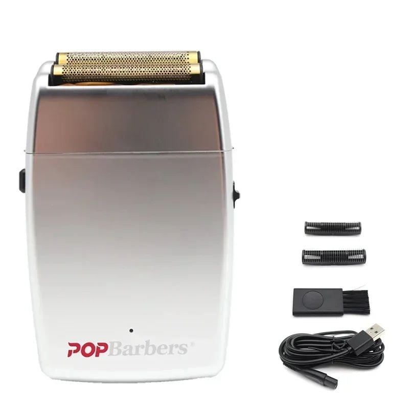 USB 11000 RPM P620 Electric Double Foil Shaver Men's Beard Trimmer