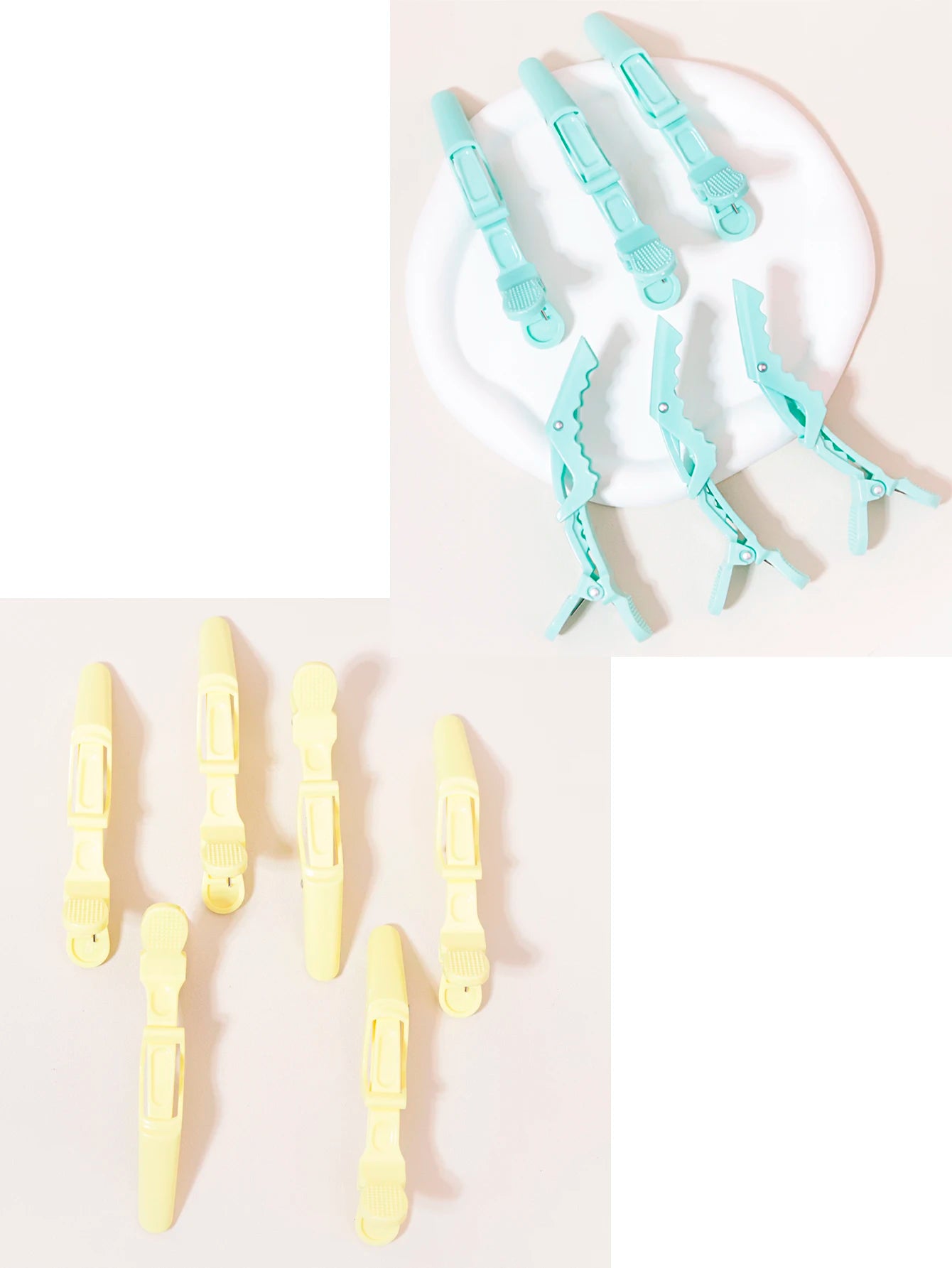 6PCS: Plastic Alligator Hairdressing Hairpins