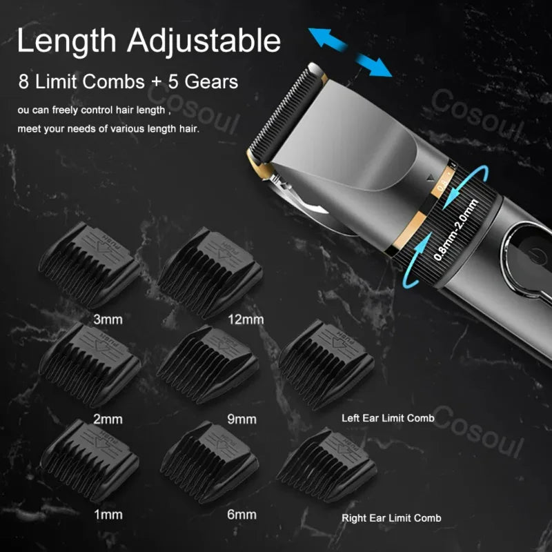 5600-6000RPM Rechargeable Versatile Grooming Hair Clipper