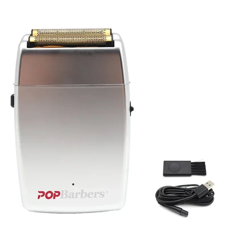 USB 11000 RPM P620 Electric Double Foil Shaver Men's Beard Trimmer