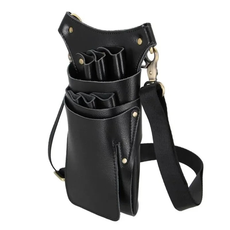 6 Pocket Shear Cowhide Scissors Storage Holster
