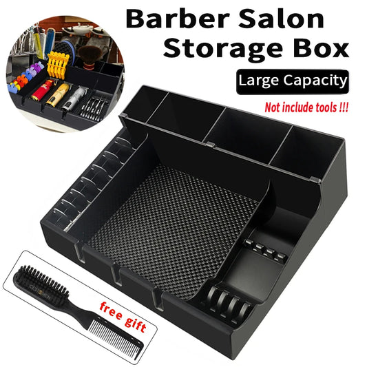 Barber Large Capacitive Plastic Salon Storage Accessories Tray