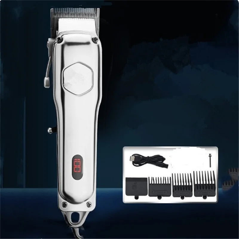 Metal Body Cordless Electric Barber Clipper’s ,Hair Trimmer