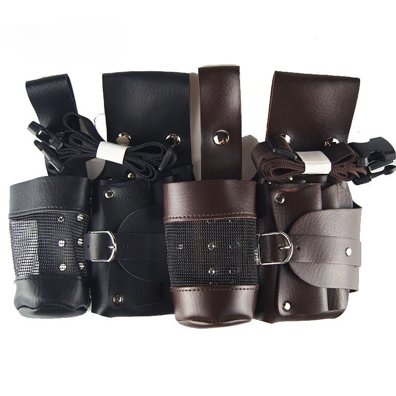 NEW Barber Hair Clipper ,Comb and, Scissor Barber Waist Holster Tool Holder