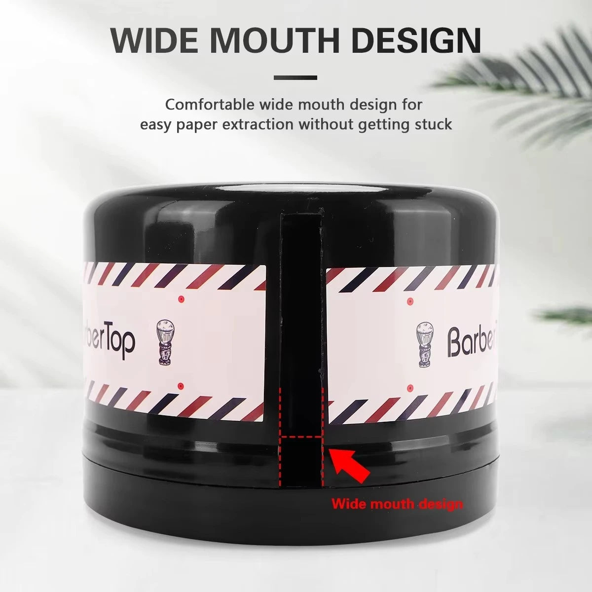 Black Disposable Neck Strip Roll , Collar Tape Storage Box